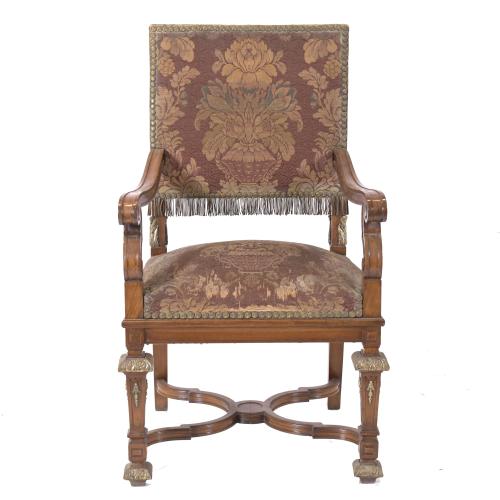 LOUIS XIV STYLE ARMCHAIR, 20TH CENTURY. 