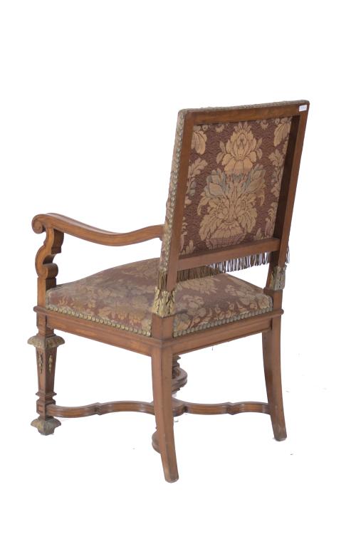 LOUIS XIV STYLE ARMCHAIR, 20TH CENTURY. 