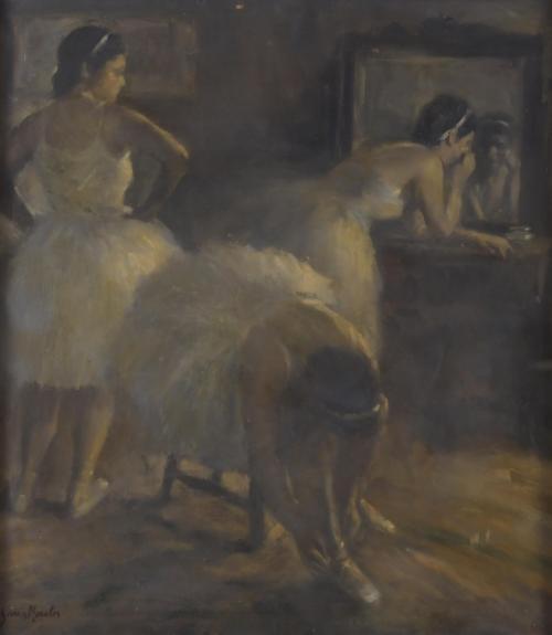 ANTONIO GARCÍA MORALES (1910-?).  "BAILARINAS".