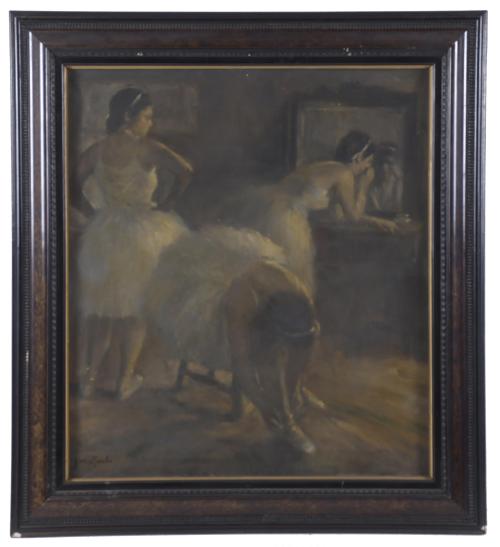 ANTONIO GARCÍA MORALES (1910-?).  "BAILARINAS".