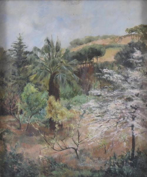 713-RAMON CAPMANY (1899-1992). "PAISAJE ARBOLADO".