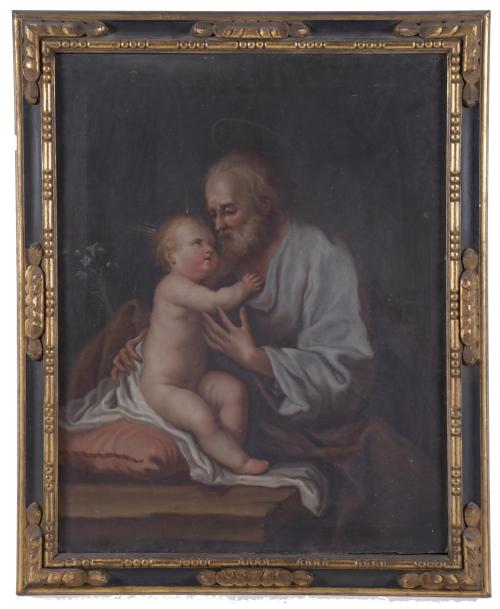 18TH CENTURY SPANISH OR ITALIAN SCHOOL "SAINT JOSEPH AND TH