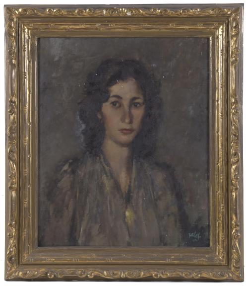 JUAN PALET (1911-1996). "PORTRAIT OF A GIRL".