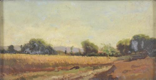 20TH CENTURY CATALAN SCHOOL. "LANDSCAPE".