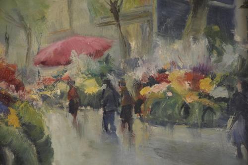 JOAN PALET BATISTE (1911-1996). "PAISAJE RAMBLA".