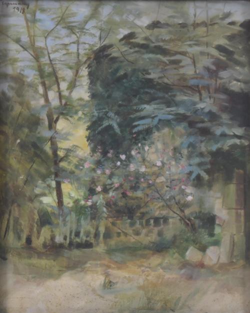 706-RAMON CAPMANY (1899-1992). "JARDÍN", 1918.