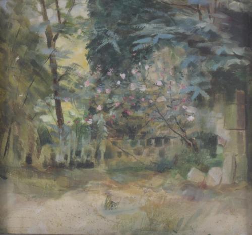 RAMON CAPMANY (1899-1992). "GARDEN", 1918.