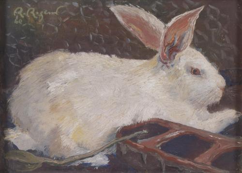 672-RAMON ROGENT PERES (1920-1958). "CONEJO BLANCO", 1940.