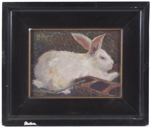 RAMON ROGENT PERES (1920-1958). "WHITE RABBIT", 1940.