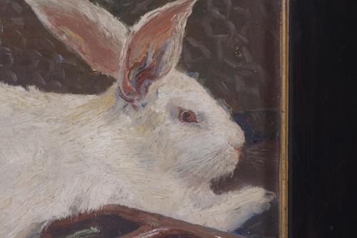 RAMON ROGENT PERES (1920-1958). "WHITE RABBIT", 1940.