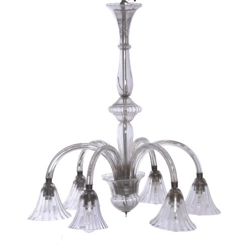 MURANO GLASS CEILING LAMP, 20TH CENTURY. 