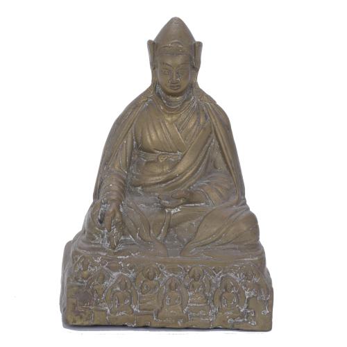 FIGURA DE BUDA EN BRONCE, SIGLO XX. 