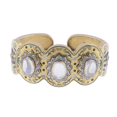 BRAZALETE SEMI RÍGIDO, ART NOUVEAU 1890-1910