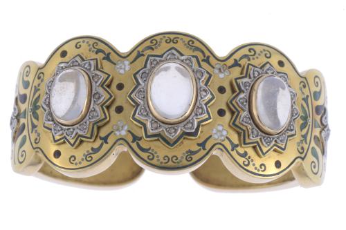 BRAZALETE SEMI RÍGIDO, ART NOUVEAU 1890-1910