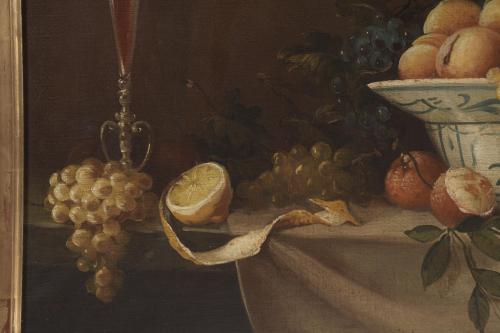 20TH CENTURY SPANISH SCHOOL. "FRUITS STILL LIFE".