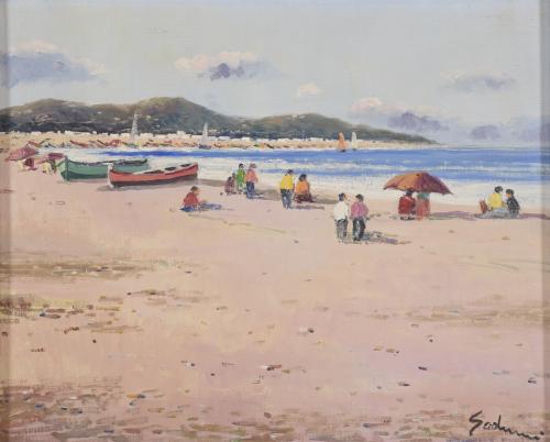 ANTONI SADURNÍ (1927-2014). "LONG BEACH", Llança.