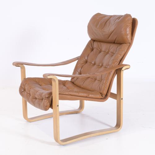 OY BJ DAHLQVIST AB, SILLÓN, PARA BD FURNITURE, CIRCA 1960.