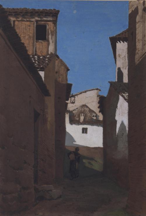 917-ATTRIBUTED TO RAMON TUSQUETS Y MAIGNON (1837-1904). "TOLEDO", 1891.