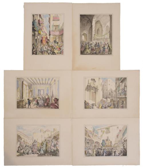 LOLA ANGLADA (1892-1984).  "BARCELONA VUITCENTISTA" FOLDER,