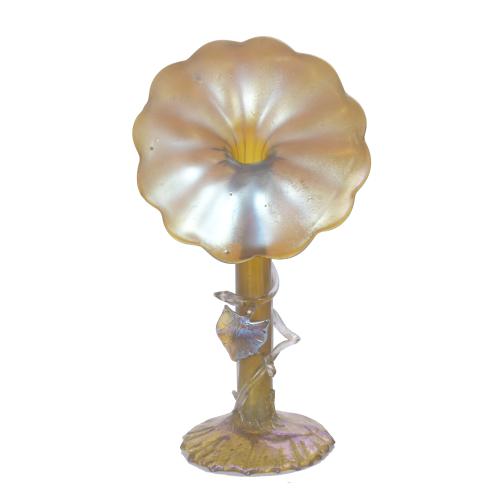 670-VASE AFTHER THE "JACK-IN-THE-PULPIT" MODEL BY TIFFANY'S , EARLY 20TH CENTURY.