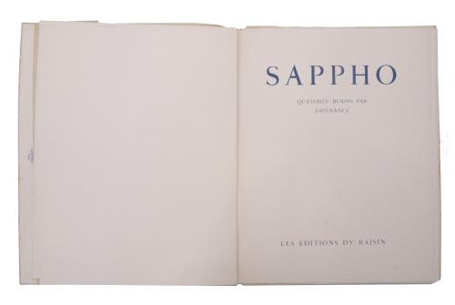 571-ESPÉRANCE. QUATORZE BURINS PAR ESPÉRANCE, SAPHO,1944.