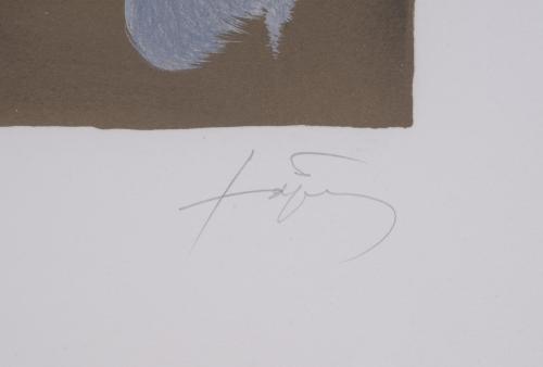 ANTONI TÀPIES (1923-2012). "A.M", 1982.