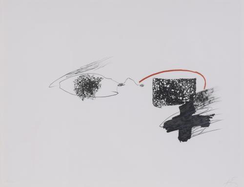 890-ANTONI TÀPIES (1923-2012). "ARC ROUGE", 1973.