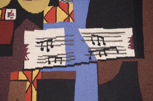 CARLES DELCLAUX (1951). TAPESTRY HOMAGE TO PICASSO, CIRCA 1