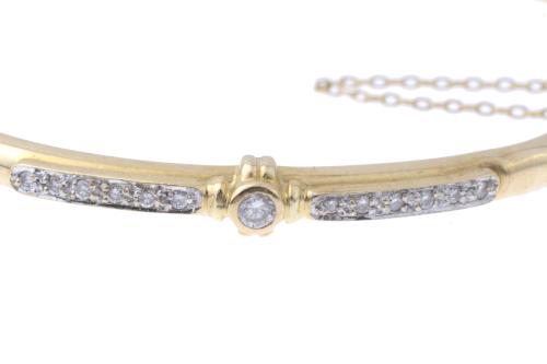 PULSERA ESCLAVA CON DIAMANTES