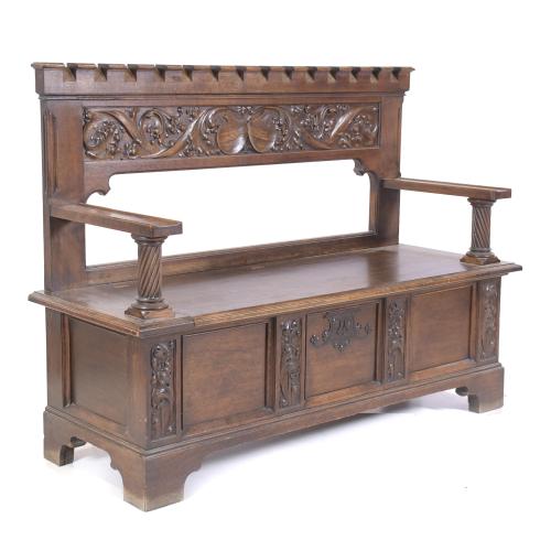 NEO-RENAISSANCE STYLE ALPHONSINE ARCHIBENCH, PROBABLY 1920 