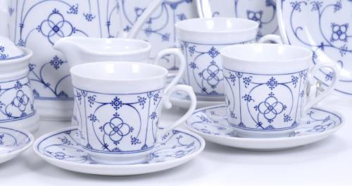 FORM MARIENBAD INGRES. SIX-SERVE COFFEE SET.