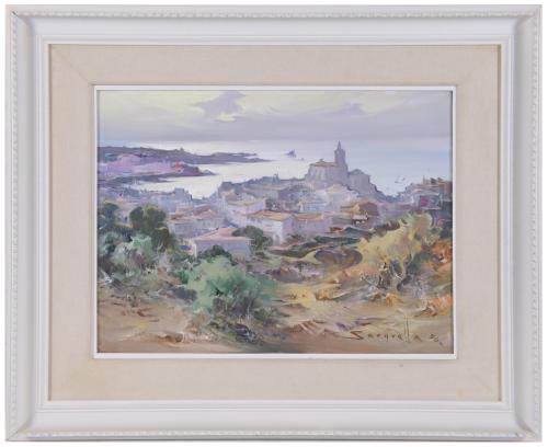 JOSEP SARQUELLA (1928-2000). “CADAQUÉS”, 1996.