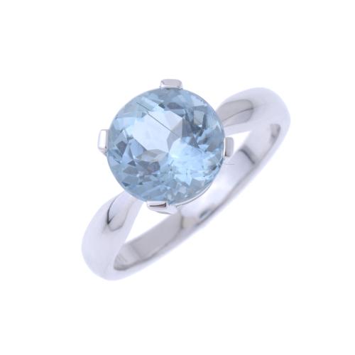 44-RING WITH AQUAMARINE