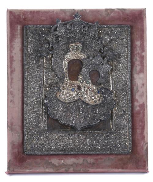 517-ESCUELA RUSA, SIGLO XVIII. ICONO MADRE DE DIÓS DE SMOLENSK, CIRCA 1720.