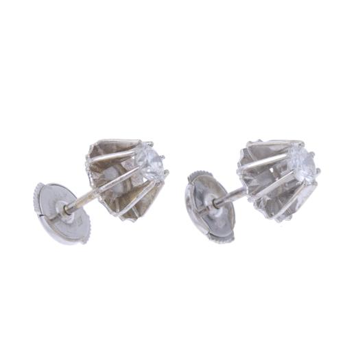 DIAMONDS STUD EARRINGS.