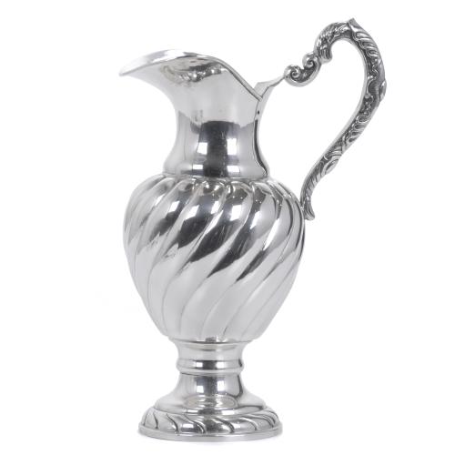 ORNAMENTAL SILVER JUG, 1940 - 1950. 