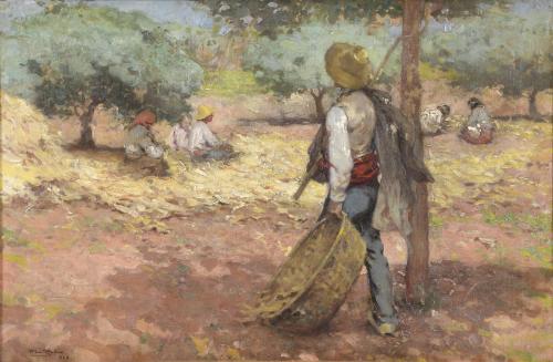 ALBERTO PLA I RUBIÓ (1867-1937). "PEASANT", 1910.