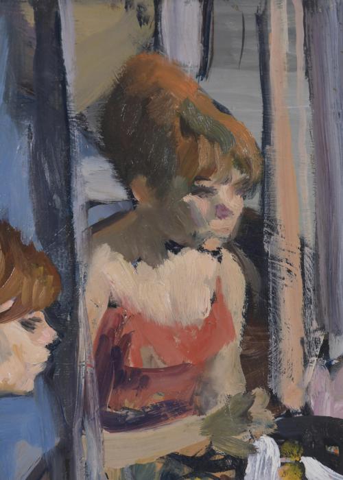 RAMÓN PICHOT SOLER (1924-1996). "GIRL AND MIRROR".