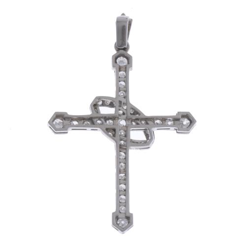 BELLE EPOQUE CROSS-SHAPED PENDANT.