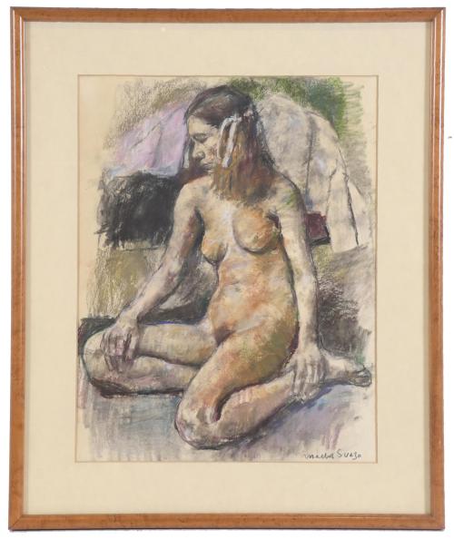 JOSEP MARIA MALLOL SUAZO (1910-1986). "JOVEN DESNUDA".