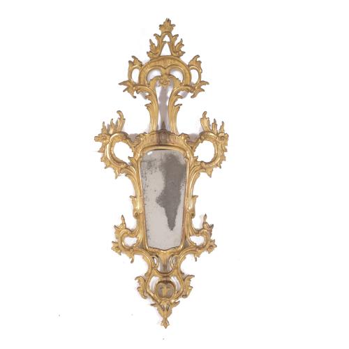 ROCOCO ORNAMENTAL MIRROR, 18TH CENTURY.