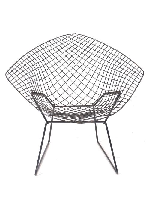 HARRY BERTOIA (1915-1978) PAREJA DE SILLONES MODELO "DIAMON