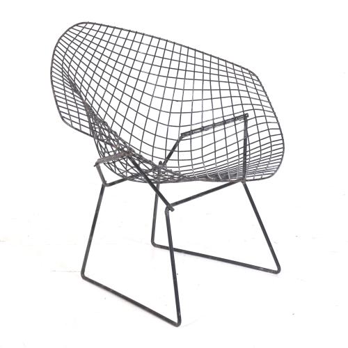 HARRY BERTOIA (1915-1978) PAREJA DE SILLONES MODELO "DIAMON