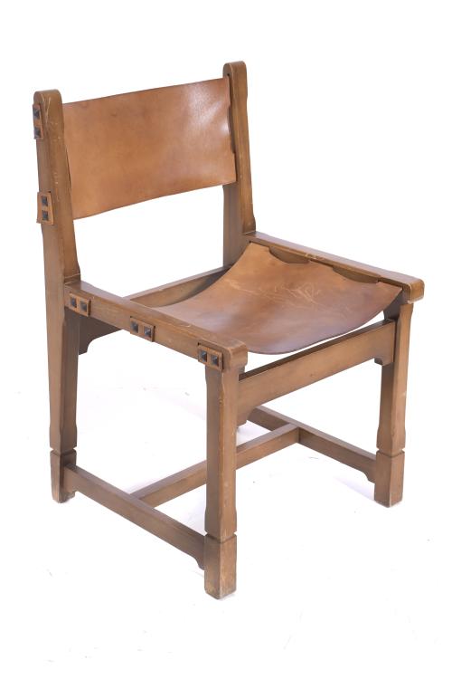 PAIR OF CHAIRS, AFTER MODELS BY PIERRE CHAPO (1927 - 1987),