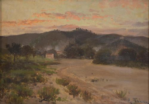 718-AURELI TOLOSA I ALSINA (1861-1938) "PAISAJE".