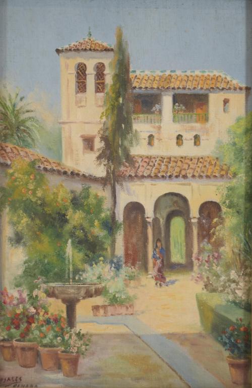 20TH CENTURY SPANISH SCHOOL. LANDSCAPES OF ANDALUSIA.