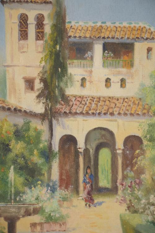 20TH CENTURY SPANISH SCHOOL. LANDSCAPES OF ANDALUSIA.