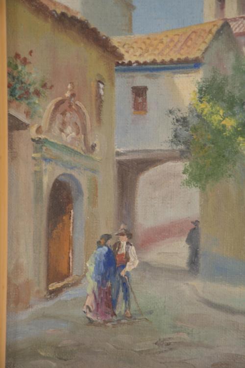 20TH CENTURY SPANISH SCHOOL. LANDSCAPES OF ANDALUSIA.