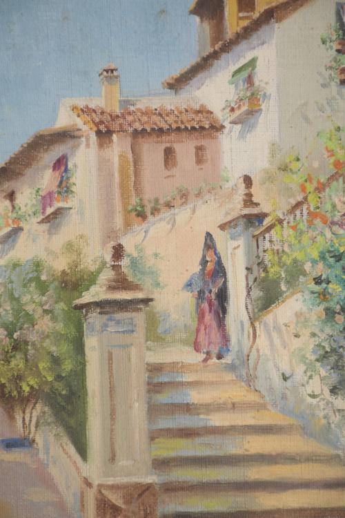 20TH CENTURY SPANISH SCHOOL. LANDSCAPES OF ANDALUSIA.