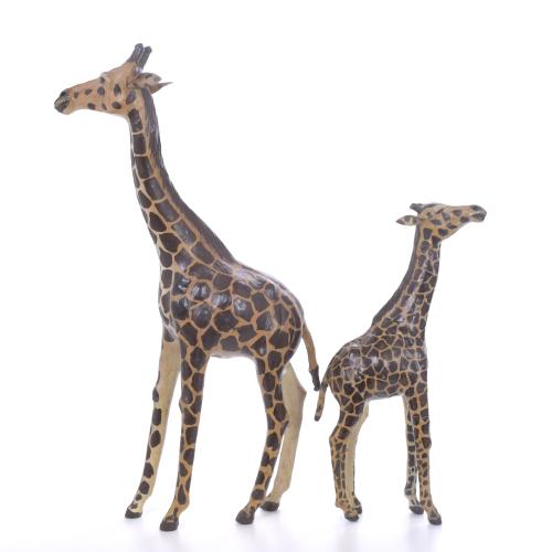 PAIR OF SMALL GIRAFFES.